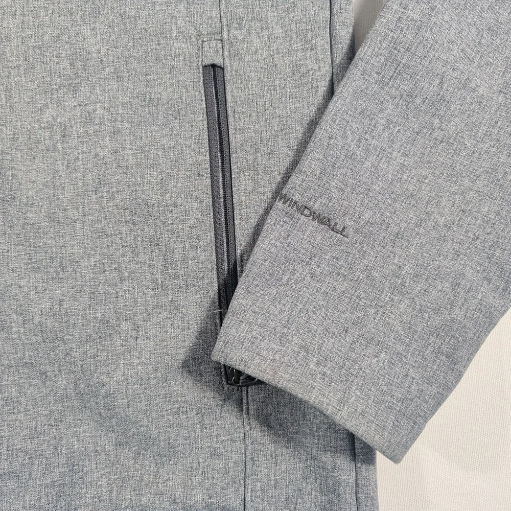 The North Face Jacket Mens S Gray WindWall Apex Hooded Softshell Polyester